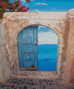 Greek Door Diamond Paintings