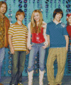 Hannah Montana Sitcom Characters Diamond Paintings