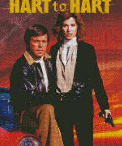 Hart To Hart Serie Poster Diamond Painting