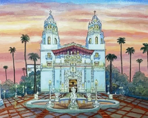 Hearst Castle Art Diamond Paintings