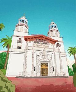 Hearst Castle Building Art Diamond Paintings