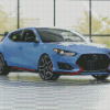 Hyundai Veloster Car Diamond Paintings