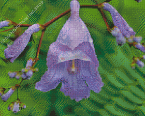 Jacaranda Plants Diamond Painting