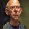 Jk Simmons Caricature Art Diamond Painting