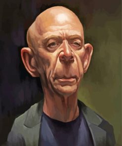 Jk Simmons Caricature Art Diamond Painting