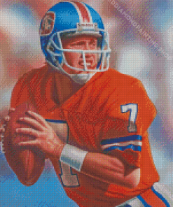 John Elway American Footballer Diamond Paintings