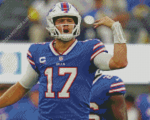 Josh Allen Diamond Painting