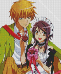 Kaichou Wa Maid Sama Takumi And Misaka Diamond Paintings