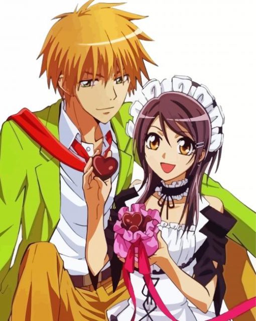 Kaichou Wa Maid Sama Takumi And Misaka Diamond Paintings