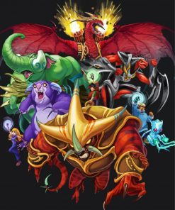 Kaijudo Characters Diamond Paintings