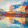 Lake Lucerne At Sunset Diamond Paintings