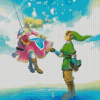 Legend Of Zelda Link And Princess Zelda Diamond Paintings