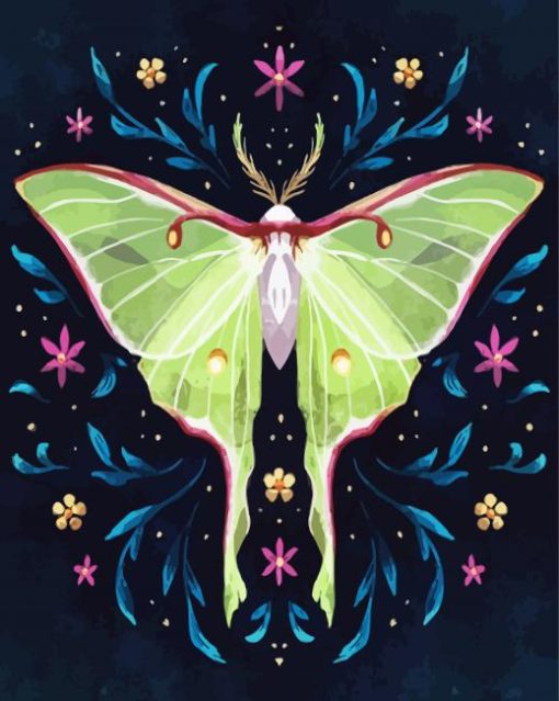 Luna Moth Diamond Paintings