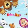 Masha And The Bear Poster Diamond Painting