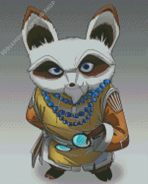 Master Shifu Animation Character Art Diamond Paintings