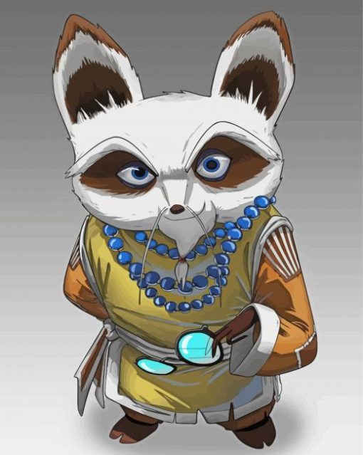 Master Shifu Animation Character Art Diamond Paintings