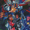 Mobile Fighter G Gundam Diamond Paintings