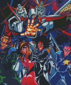 Mobile Fighter G Gundam Diamond Paintings