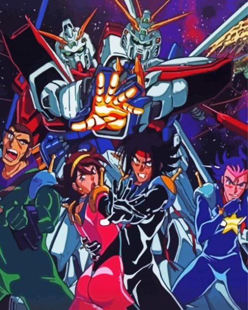 Mobile Fighter G Gundam Diamond Paintings