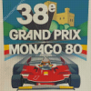 Monaco Grand Prix Poster Diamond Painting