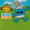 Mr Men Little Miss Poster Diamond Paintings