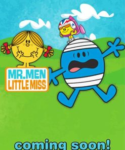 Mr Men Little Miss Poster Diamond Paintings