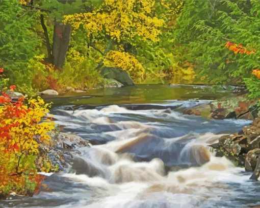 Muskoka River Canada Diamond Paintings