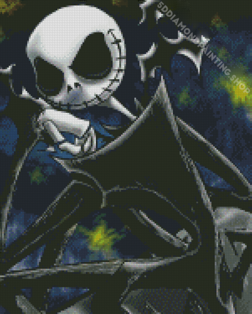 Nightmare Before Chrsitmas The Pumpkin King Jack Diamond Paintings