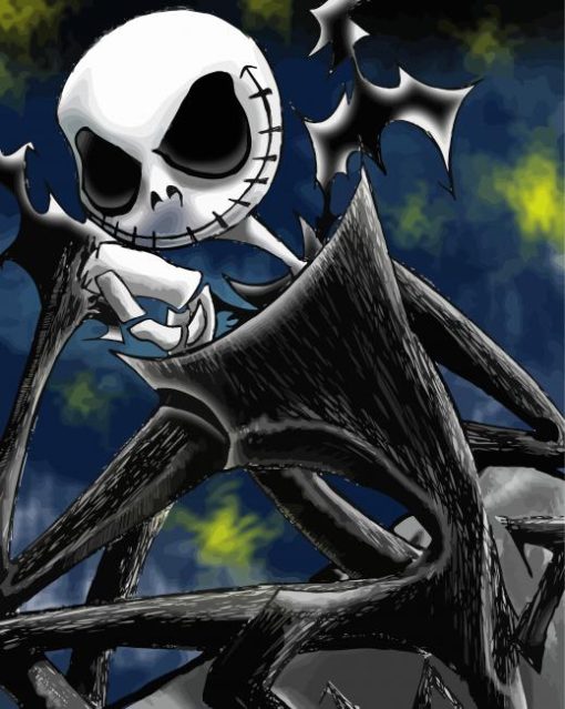 Nightmare Before Chrsitmas The Pumpkin King Jack Diamond Paintings