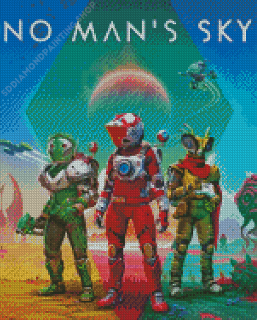 No Mans Sky Survival Game Diamond Paintings