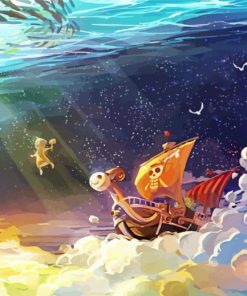 One Piece Ship Diamond Paintings