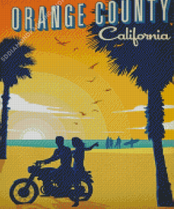 Orange County Poster Diamond Paintings