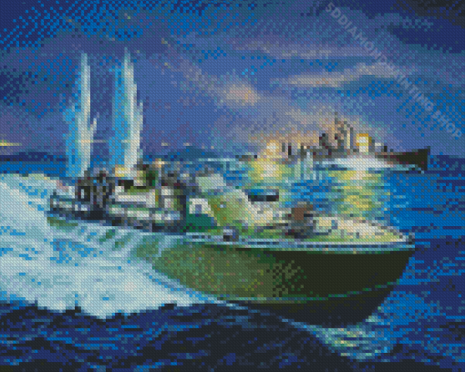 Patrol Torpedo Pt 109 Diamond Paintings