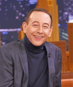 Paul Reubens Smiling Diamond Paintings