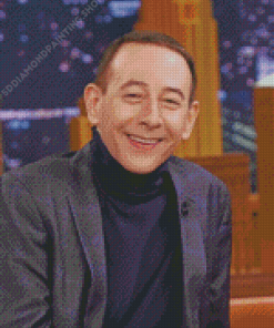 Paul Reubens Smiling Diamond Paintings