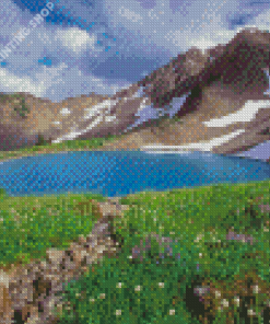 Peaceful Landscape Mountains Diamond Paintings