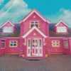 Pink House Diamond Painting