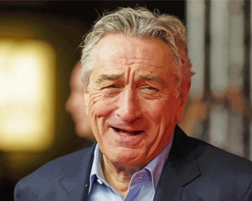 Robert De Niro Laughing Diamond Paintings