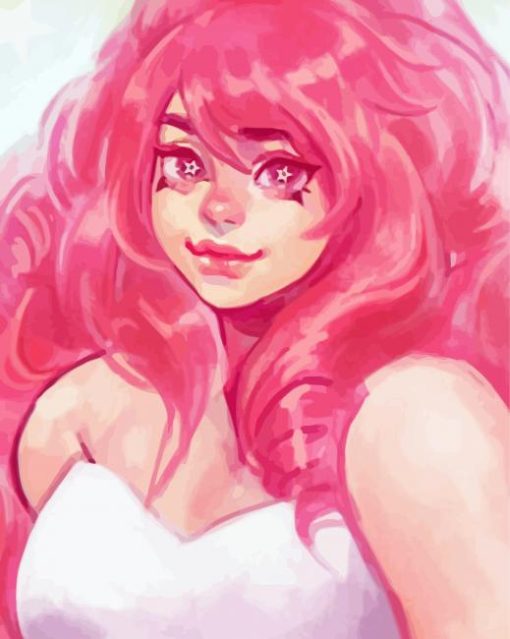 Rose Quartz Steven Universe Art Diamond Paintings