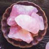 Rose Quartz In Bowl Diamond Paintings