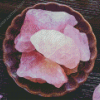 Rose Quartz In Bowl Diamond Paintings