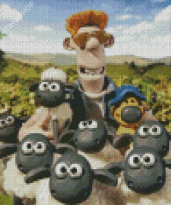 Shaun The Sheep Diamond Painting