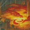 Smaug Dragon Lord Of The Rings Diamond Paintings