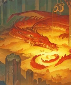 Smaug Dragon Lord Of The Rings Diamond Paintings