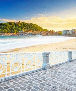 Spain San Sebastian Beach Diamond Paintings