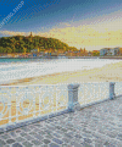 Spain San Sebastian Beach Diamond Paintings