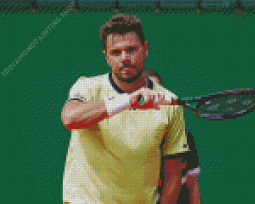 Stan Wawrinka Tennis Player Diamond Paintings