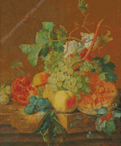 Still Life With Fruit Van Huysum Diamond Paintings