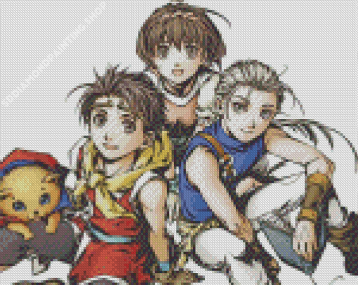 Suikoden Poster Diamond Paintings