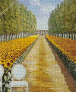 Sunflower Landscape Diamond Paintings